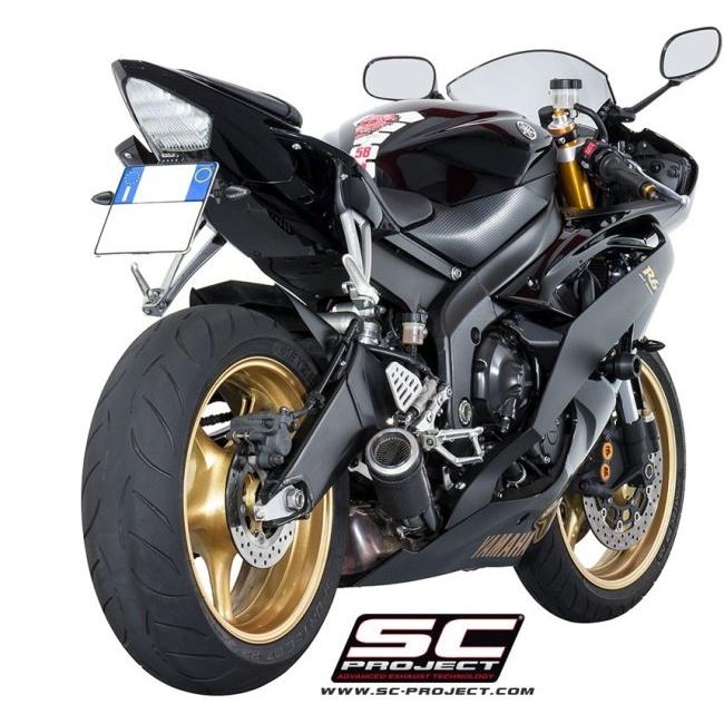SC PROJECT CR-T ローポジション　yzf-r6 SC-Project CR-T Slip On Low Mount 2006-2022 Yamaha YZF-R6 - Y21-L36C
