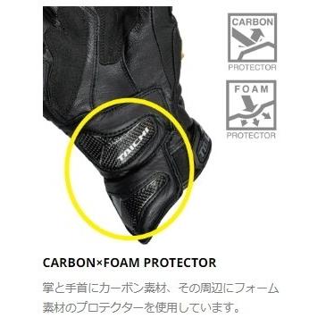 RS TAICHI アールエスタイチ RST441 ラプターレザーグローブ サイズ：XL レザーグローブ グローブ アパレル | ブランド登録なし | 07