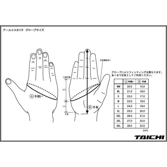 RS TAICHI アールエスタイチ RST442 ラプターメッシュグローブ サイズ：L メッシュグローブ グローブ アパレルの画像