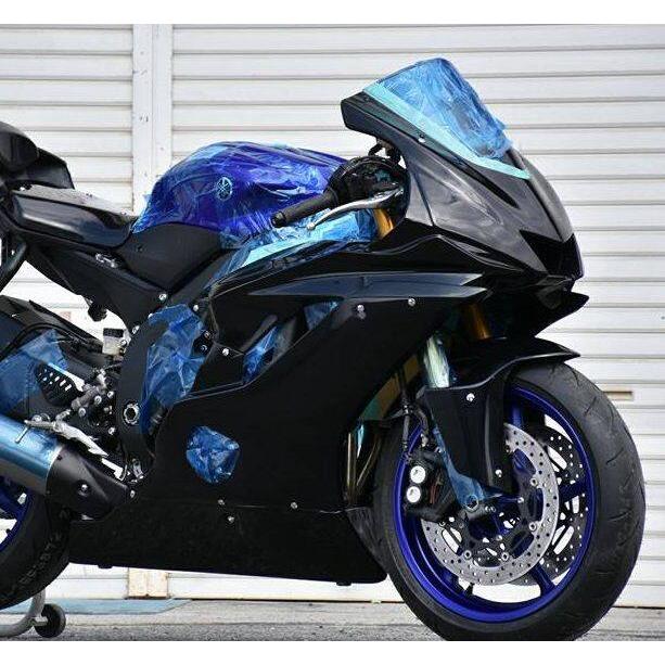 ヤマハ YZF-R6 カウルセット 黒 EIGHT(才谷屋) エイト(サイタニヤ) フルカウル／レース カラー：黒ゲル