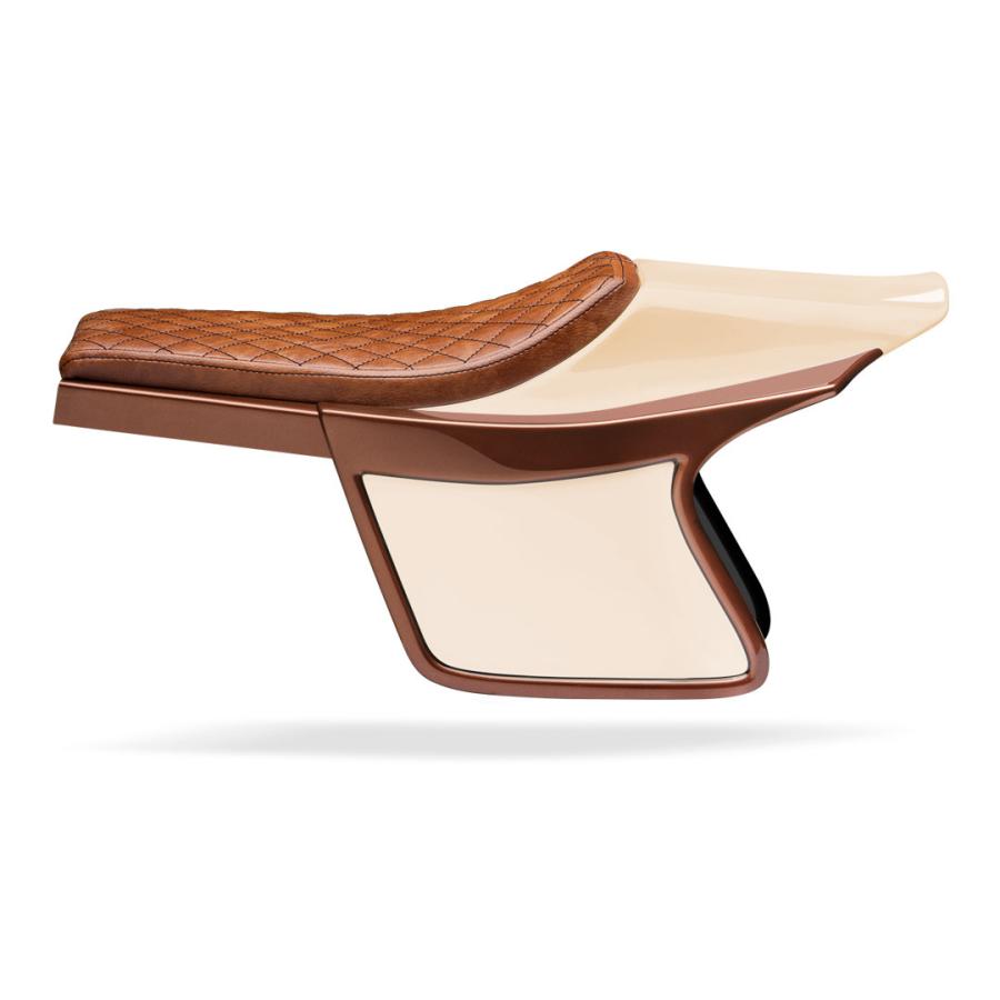 C-RACER C-RACER:シーレーサー 汎用フラットトラッカーシート サイドゼッケンプレート付き RACER