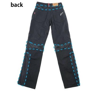 ROUGH＆ROAD ラフ＆ロード ハーフメッシュストレッチブラックデニムパンツLF サイズ：MW(30-36inch) デニムパンツ・ジーンズ・チノパンツ パンツ・ボトムス | ラフ＆ロード | 04