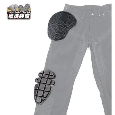 ROUGH＆ROAD ラフ＆ロード ハーフメッシュストレッチブラックデニムパンツLF サイズ：MW(30-36inch) デニムパンツ・ジーンズ・チノパンツ パンツ・ボトムス | ラフ＆ロード | 07