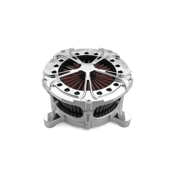 Ken’s factory ケンズファクトリー エアークリーナー Reverse Cone 5Spoke カラー：クローム / 電子スロットル TwinCam 吸気関連 エンジン