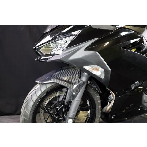 A-TECH エーテック フロントフェンダー STD 素材：カーボンケプラー(C／K) ニンジャ250 ニンジャ400 KAWASAKI カワサキ フェンダー関連 外装の画像