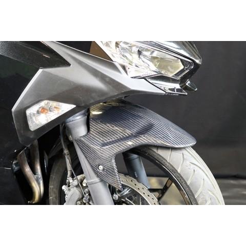 A-TECH エーテック フロントフェンダー STD 素材：綾織カーボン(T／C) ニンジャ250 ニンジャ400 KAWASAKI カワサキ フェンダー関連 外装の画像