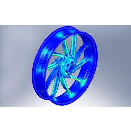 GALE SPEED ゲイルスピード 【TYPE-SB1 フロント】アルミニウム鍛造ホイール ホイールカラー：ゴールド / ガラスコーティング：なし CB1300SB CB1300SF 足回り_5