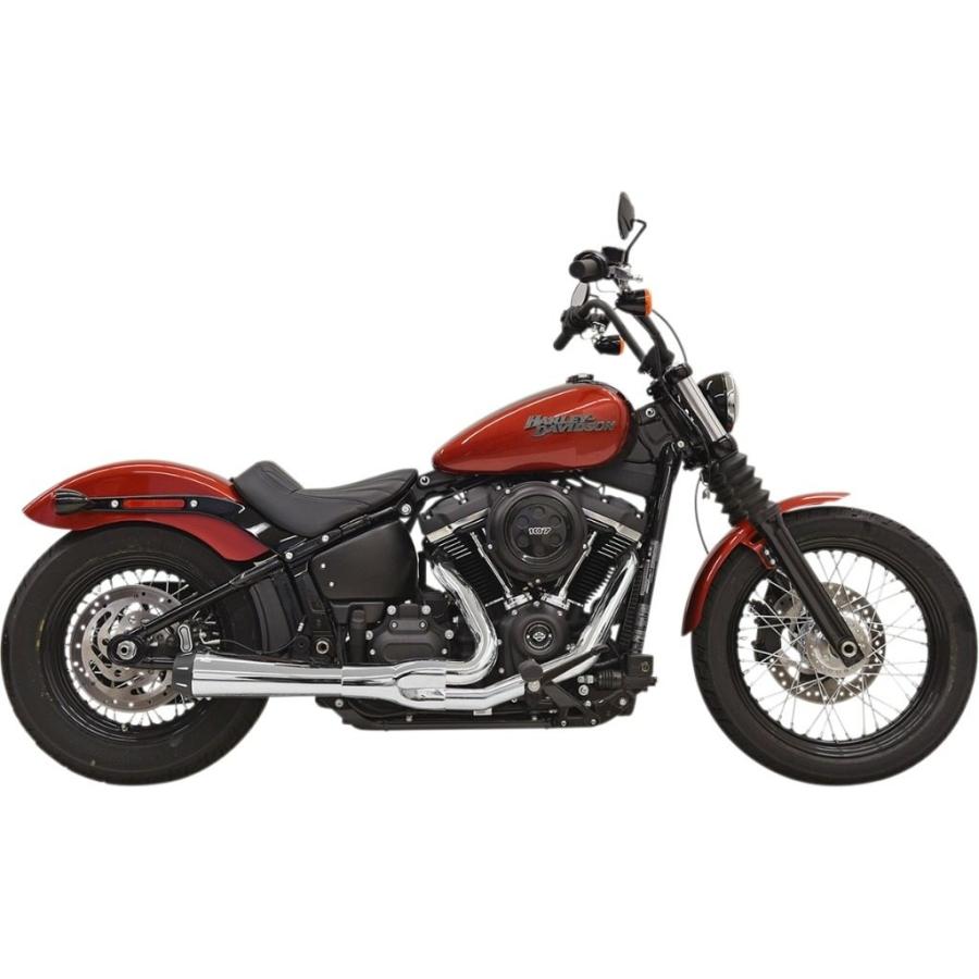 BASSANI バッサーニ 2-into-1 Road Rage Exhaust System Color/Finish：Chrome［1800-2269］ HARLEY-DAVIDSON ハーレーダビッドソン フルエキゾーストマフラー | ブランド登録なし