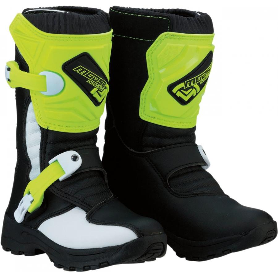 MOOSE RACING ムースレーシング ブーツ S18C M1.3 ブラック／HIVZ【BOOT BK／HIVZ】【Kids】 サイズ：10 [3411-0473] オフロードブーツ フットウェア