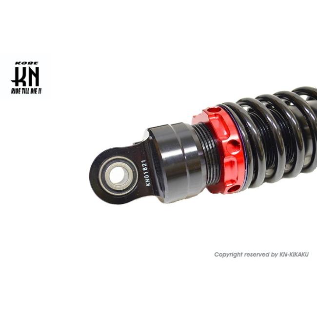 KN企画 ケイエヌキカク スーパーショック 減衰調整式 カラー：レッド