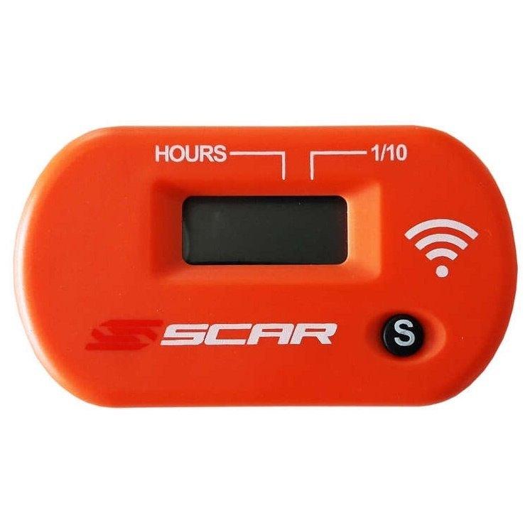 SCAR 国内外の人気 SCAR:スカー Hour-meter without Wire ヨーロッパ直輸入品 特別セーフ Velcro 644円 Fixing Color：Orange11