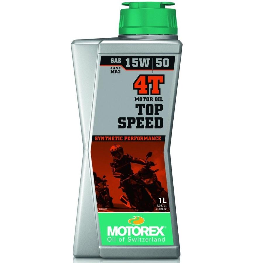トップスピード15ポンド、送料込み MOTOREX モトレックス TOP SPEED 4T (トップ スピード) 【15W-50