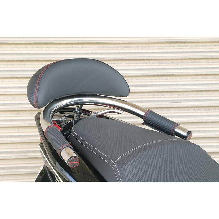 乗り心地最高！未使用PCX(JF56)用バックレスト付タンデムバー アディオ（ADIO） タンデムバー PCX150 (JF56) PCX125 PCX KF18 HONDA