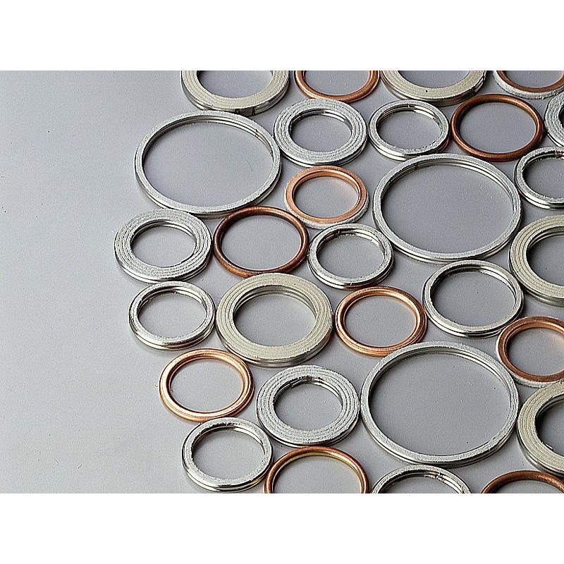 RC-ENGINEERING RCエンジニアリング エキゾーストマフラーガスケット ZZR400 ZXR750 R ZX10R ZX-9R ZX-7RR KAWASAKI カワサキ 汎用ワッシャー 外装 | ブランド登録なし | 01