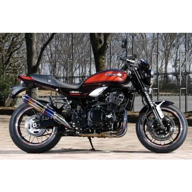 STRIKER ストライカー STREET CONCEPT[ストリートコンセプト] フルエキゾーストマフラー タイプ：チタンヒートカラー Z900RS KAWASAKI カワサキ｜webike｜03