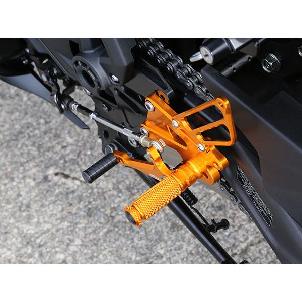 BABYFACE ベビーフェイス バックステップキット カラー：ゴールド Ninja 650 KAWASAKI カワサキ バックステップ ステップ 足回り_3