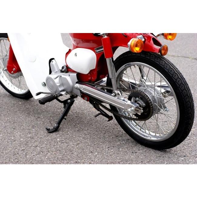 GM-MOTO ジーエムモト カブ用 アルミスイングアーム GF ＋5cm アクスル