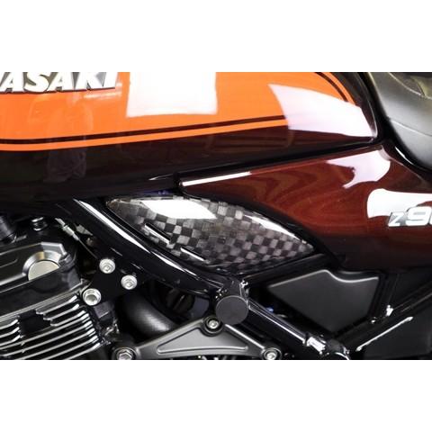 Z900RS 【新品未開封】 A-TECH タンクサイドプレート A-TECH エーテック タンクサイドプレート 素材：綾織ドライ