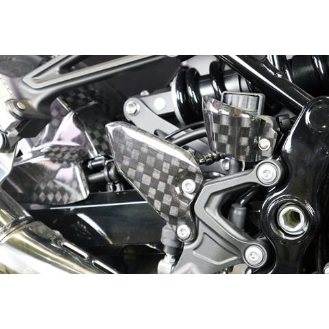 A-TECH エーテック ヒールガード 素材：ドライカーボンケブラー(DCK) Z900RS KAWASAKI カワサキ その他ステップオプション・補修部品 ステップ 足回りの画像