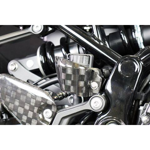 A-TECH（エーテック） リアブレーキタンクガード 素材：綾織ドライ