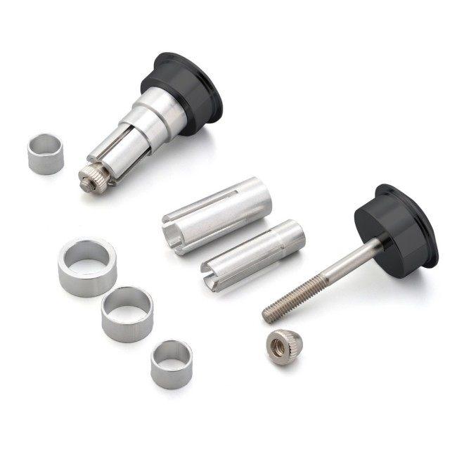 DAYTONA デイトナ 【Highsider：ハイサイダー】 バーエンドミラーアダプター 汎用 カラー：ブラックアルマイト バーエンド ハンドル | DAYTONA（バイク用品） | 01