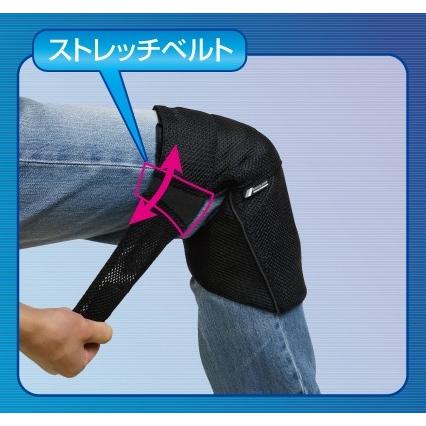 ROUGH＆ROAD ラフ＆ロード ステルスフィットメッシュニープロテクター 膝プロテクター・ニーガード プロテクター | ラフ＆ロード | 03