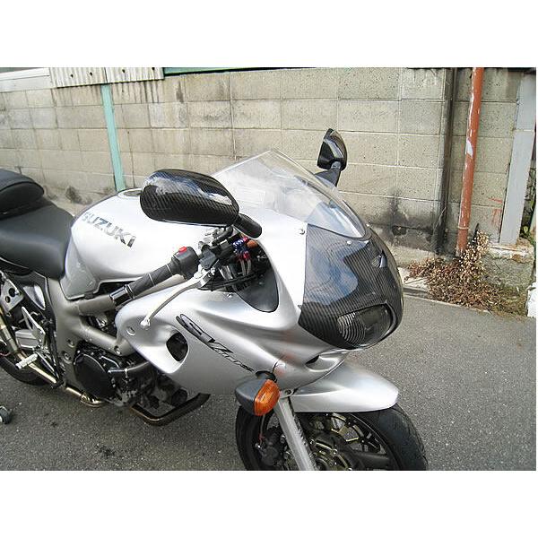 ファクトリー麗華 ファクトリーレイカ ミラーカバー SV400S SV400