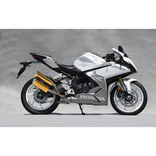 YAMAMOTO RACING ヤマモトレーシング SPEC-A SLIP-ON TWIN チタン 2本出し スリップオンマフラー TYPE-G CBR250RR HONDA ホンダ マフラーの画像