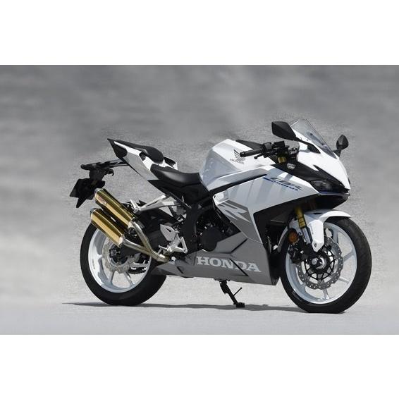 YAMAMOTO RACING ヤマモトレーシング SPEC-A SLIP-ON TWIN チタン 2本出し スリップオンマフラー TYPE-G CBR250RR HONDA ホンダ マフラーの画像