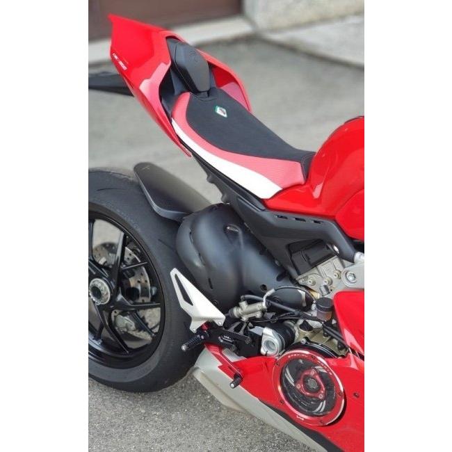 DUCABIKE (DBK) ドゥカバイク (ディービーケー) 純正シート用カバー カラー：ブラック／レッド／ホワイト PANIGALE V4 S R SP2 SPECIALE DUCATI ドゥカティ_1