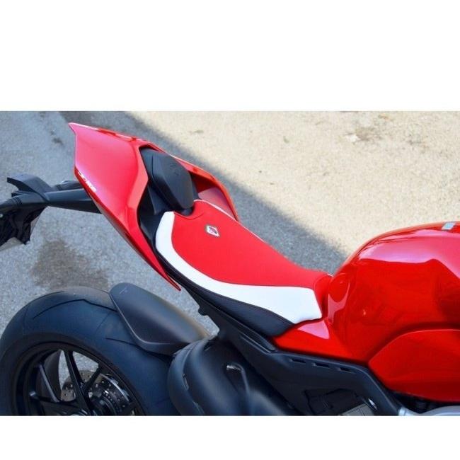 DUCABIKE (DBK) ドゥカバイク (ディービーケー) 純正シート用カバー カラー：レッド／ホワイト／ブラック PANIGALE V4 S R SP2 SPECIALE DUCATI ドゥカティ_1