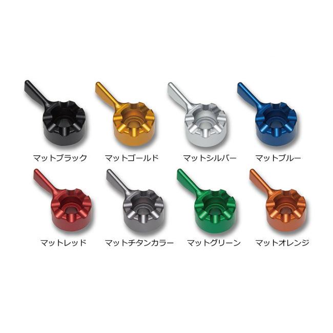 U-KANAYA ユーカナヤ 可倒式Rタイプ アルミビレットレバーセット アジャスターカラー：マットグリーン / レバーカラー：マットグリーン PAUL SMART1000LE | U-KANAYA | 03