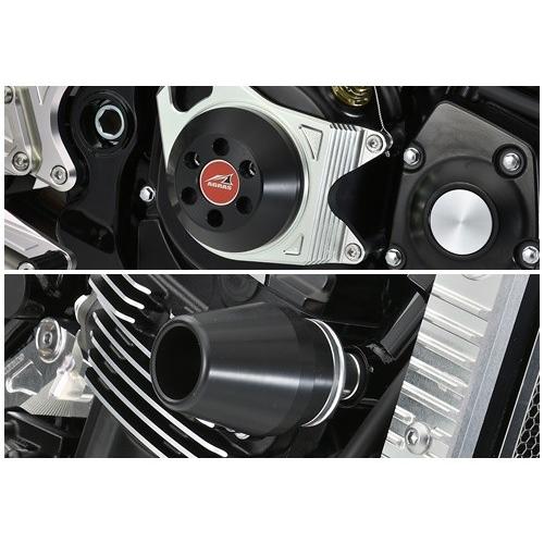 AGRAS アグラス レーシングスライダー 3点セット カラー：ホワイト Z900RS KAWASAKI カワサキ エンジンスライダー・フレームスライダー フレーム
