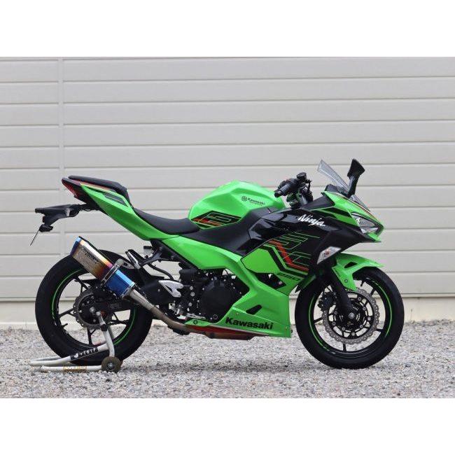 車検対応 Ninja 400 WR'S SS-OVAL スリップオンマフラー Webike | WR'S ダブルアールズ SS-OVAL スリップオンマフラー