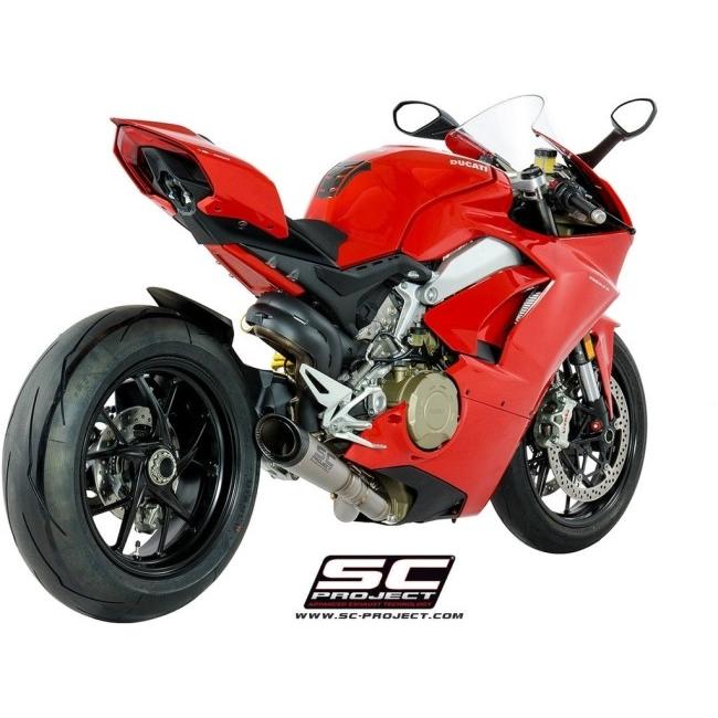 SC-PROJECT SCプロジェクト S1 スリップオンサイレンサー＆2-1 フルチタン キャタライザーキャンセルパイプ PANIGALE V4 PANIGALE V4 S｜webike｜02