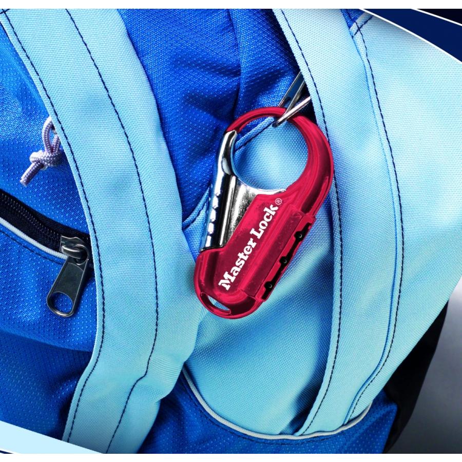 Master Lock Master Lockマスターロック ナンバー可変式ロック カラー：レッド 23826059ウェビック1号店