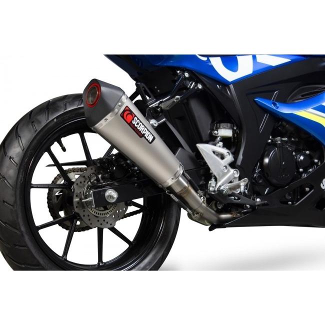 SCORPION スコーピオン セルケトテーパー フルエキゾーストマフラー GSX-R125 GSX-R150 SUZUKI スズキ マフラーの画像