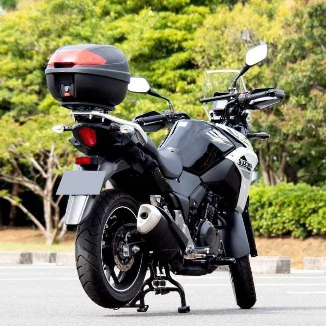 World Walk ワールドウォーク リアボックス装着用アタッチメント タイプ：30Lリアボックスセット Vストローム250 SUZUKI スズキ リアキャリア 外装の画像