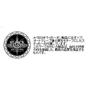A-TECH エーテック タンクパッド 素材:綾織ドライカーボン(DC A-TECH エーテック タンクパッド 素材:綾織ドライカーボン(DC