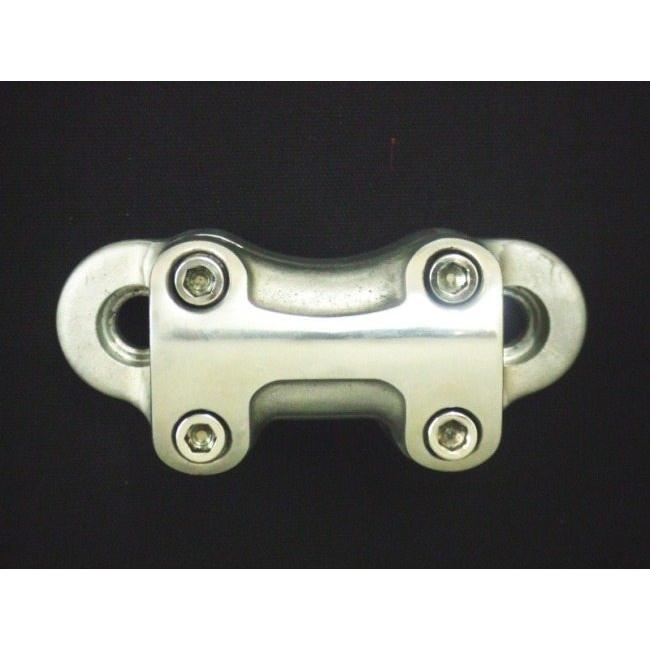 FORK フォーク ナローライズクランプ＆バーセット Type ”H” clamp ＋ ”Low rise” Bar sportster -’03 他ライザーがラバーマウントの車種 ハンドルキット