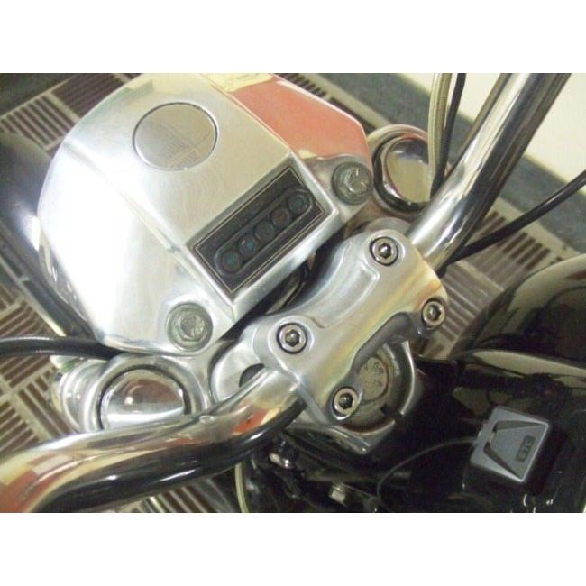 FORK フォーク ナローライズクランプ＆バーセット Type ”H” clamp ＋ ”Low rise” Bar sportster -’03 他ライザーがラバーマウントの車種 ハンドルキット
