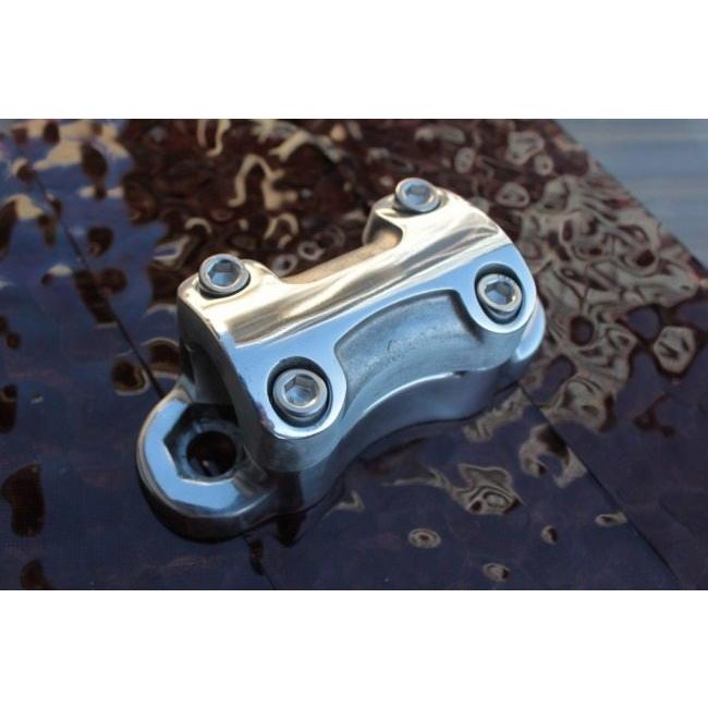 FORK フォーク ナローライズクランプ (Flat) Type“H”単品 sportster ’04- 他ライザーがソリッドマウントの車種 HARLEY-DAVIDSON ハーレーダビッドソン_1
