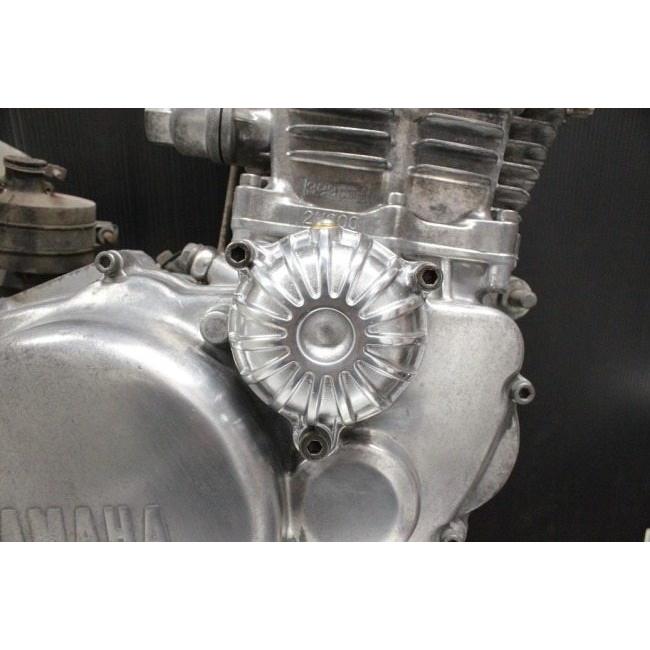 FORK フォーク オイルフィルターカバー Radial Fin SR500 SR400 YAMAHA