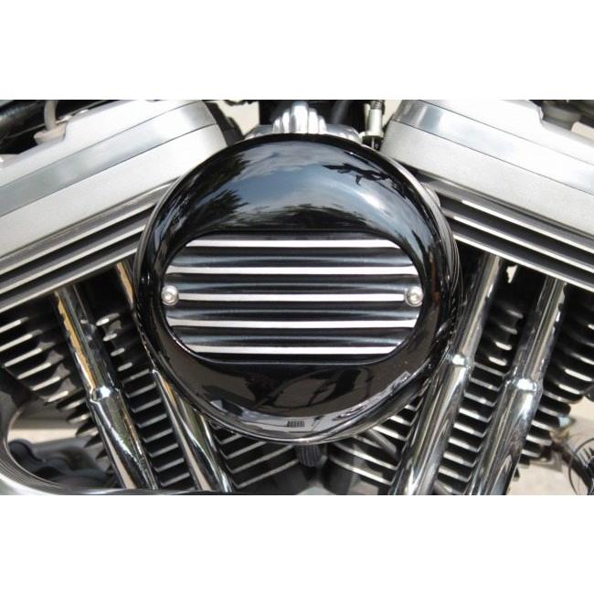 FORK フォーク マルチフェイスエアクリーナーカバーインサート Fin Black FORK製Multi Face Air Cleaner専用オプション HARLEY-DAVIDSON ハーレーダビッドソン_2