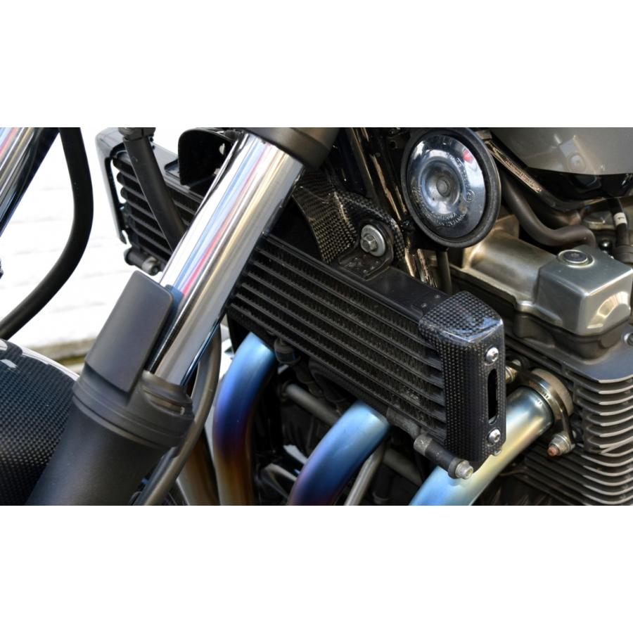 BLESS R’S ブレスアールズ カーボン オイルクーラーカバー 仕様：光沢クリア塗装済み品 XJR1300 YAMAHA ヤマハ ラジエーター 冷却関連 エンジン | ブランド登録なし | 01