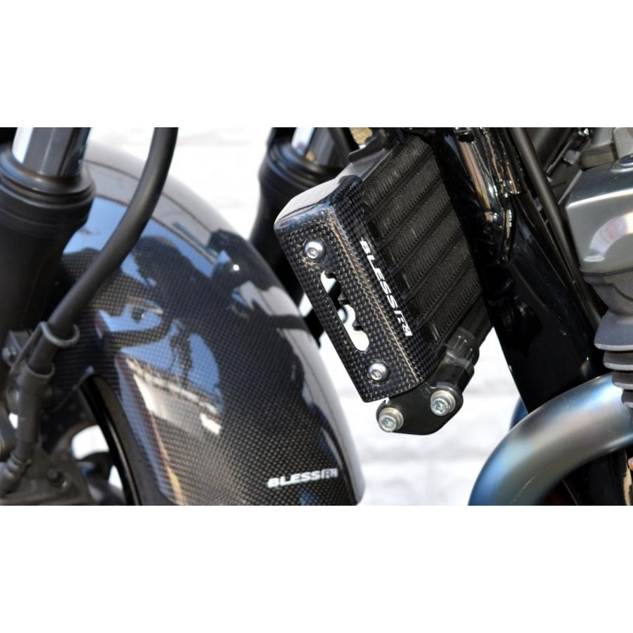 BLESS R’S ブレスアールズ カーボン オイルクーラーカバー 仕様：光沢クリア塗装済み品 XJR1300 YAMAHA ヤマハ ラジエーター 冷却関連 エンジン | ブランド登録なし | 02