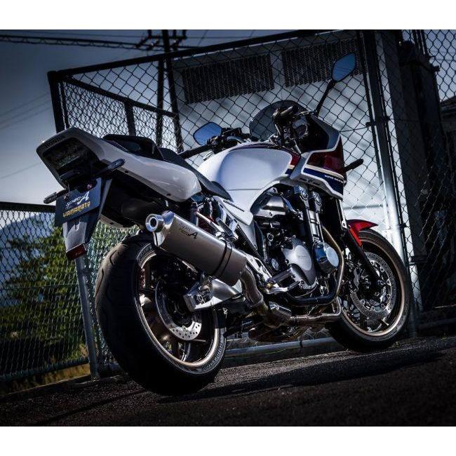 YAMAMOTO RACING ヤマモトレーシング SPEC-A スリップオンマフラー TYPE-S カラー：チタン CB1300SF CB1300SB HONDA ホンダ マフラーの画像