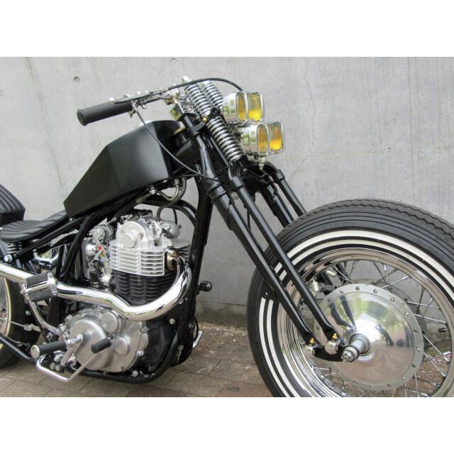 74スプリンガーフォーク　2インチロング 74 スプリンガーフォーク インライン 2インチ OS 1936-45年 EL UL 黒
