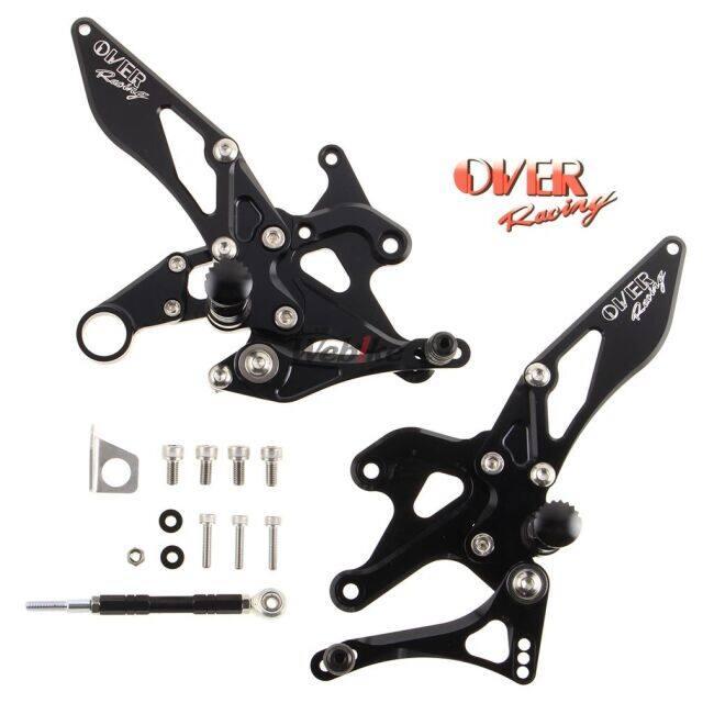 OVER オーヴァー バックステップ 4ポジション カラー：ブラック(アルマイト仕上げ) GSX-S1000F KATANA SUZUKI スズキ ステップ 足回り_5