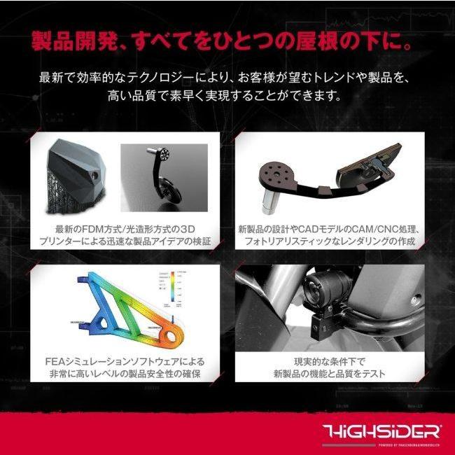 HIGHSIDER ロッドミラー Montana 2個セット HIGHSIDER ロッドミラーMONTANA DAYTONA(デイトナ) バックミラー